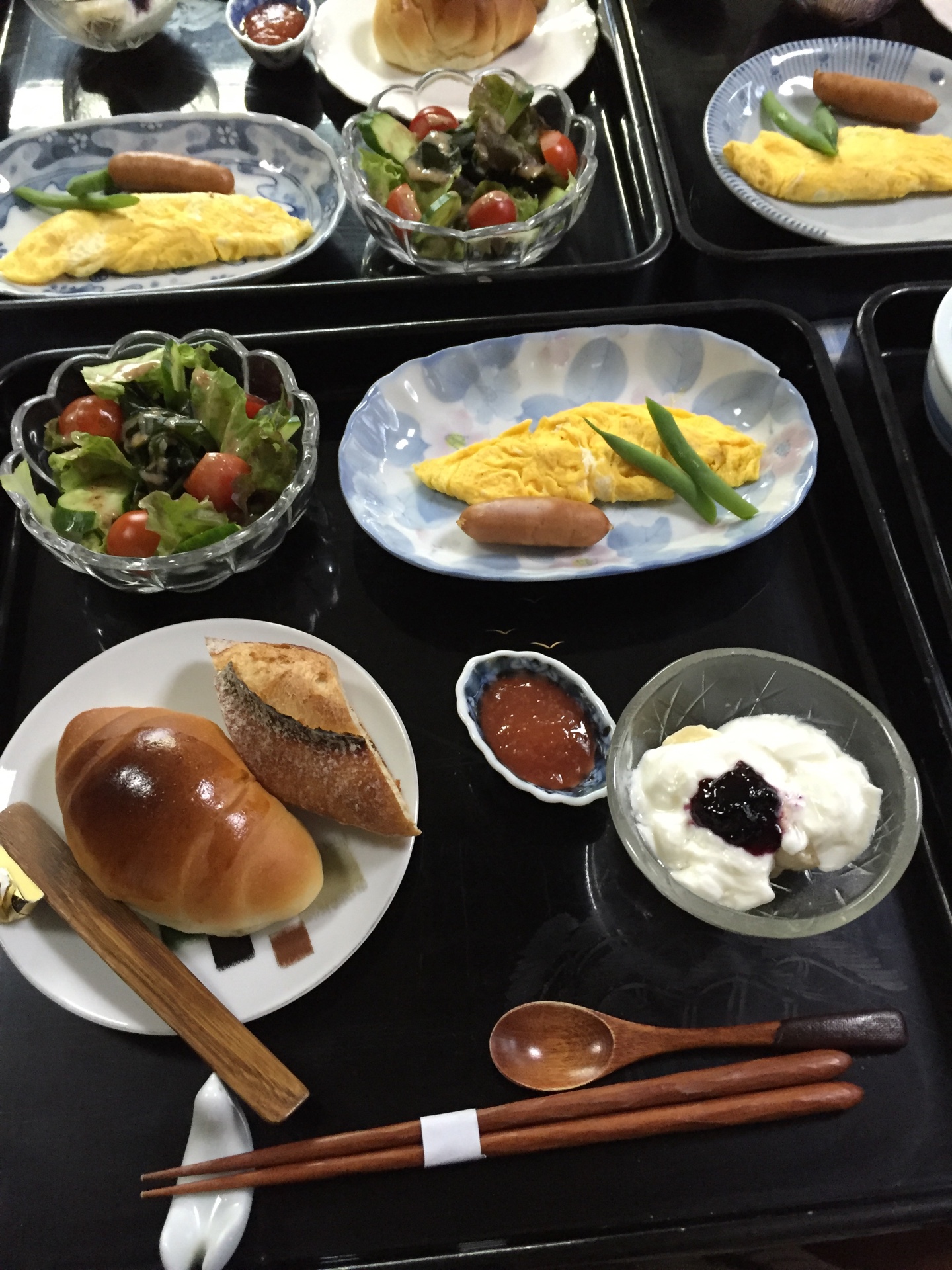 B&B潮風 朝食 パン食